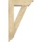 Ekena Millwork Traditional Traditional Rough Sawn Bracket w/ Offset Brace, Douglas Fir, 6"W x 18"D x 30"H BKT0604X18X30TRA01RDF - alternate 4